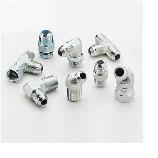 Stainless Steel Hydraulic Fitting, for Machinery, Color : Silver