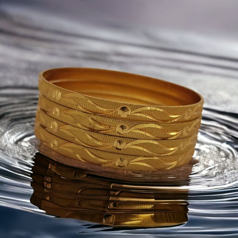 Golden Polished Imitation Gold Bangles, Feature : Light Weight