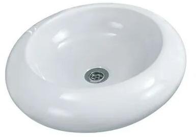 Jaquar Ceramic table top wash basin, Shape : Round