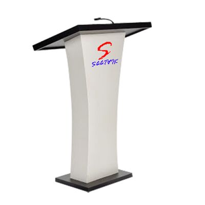 Stylish Wooden Podium with Microphone SP-606