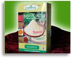 herbal bath powder