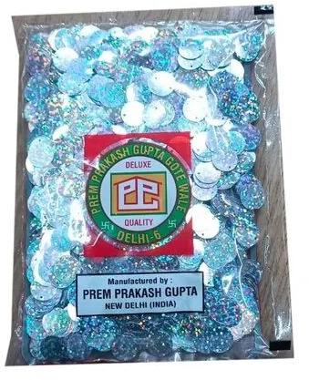 PVC Round Silver Sequin, Packaging Type : Packet