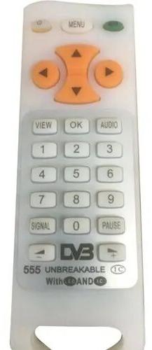 ABS Material Dvb Remote Control, Color : White