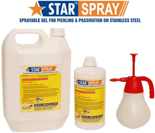 Pickling Passivation Spray Gel for Stainless Steel - STAR Spray