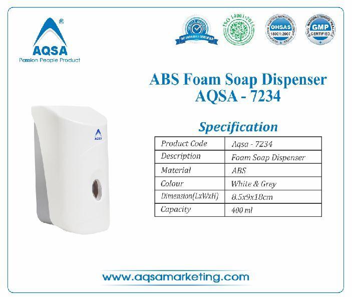 ABS FOAM SOAP DISPENSER  AQSA 7234