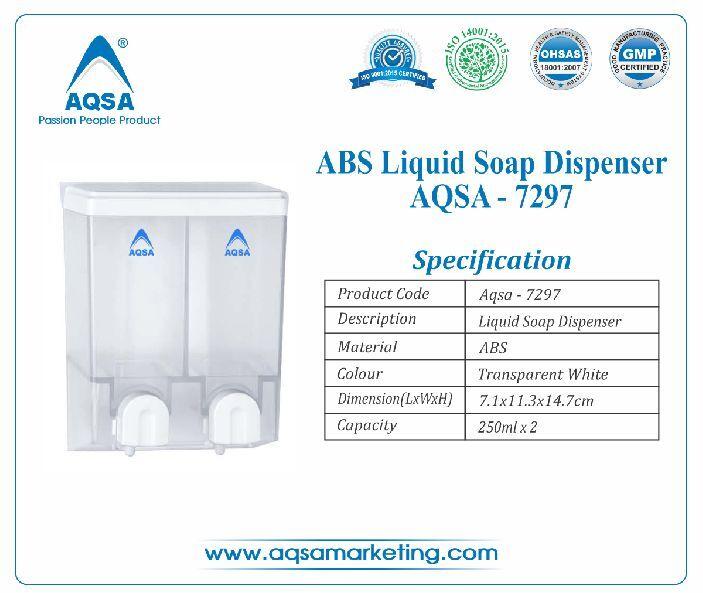 ABS Soap Dispenser  250 ml x 2 - AQSA - 7297