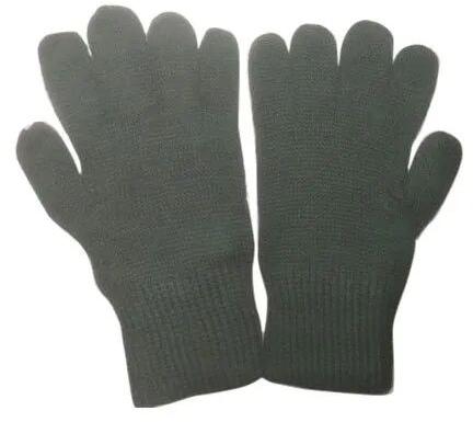 Children Green Cotton Hand Gloves