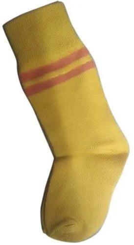 Striped Cotton School Socks, Size : M-XXL