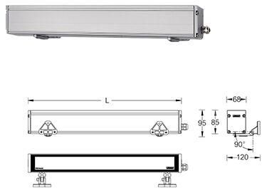 Light Linear Wall Washer Luminaire