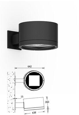 Wall mount area light