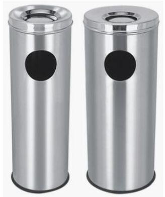 Scope Unlimited Stainless Steel Ashtray Bin, Size : 10X24 inch