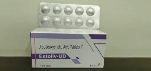 Ursodeoxycholic Acid Tablets, Packaging Type : Strip