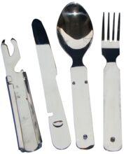 Stainless Steel Camping Cutlery Set, Feature : Eco-Friendly