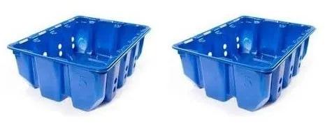 Blue Plain HIPS Blister Tray, for Packaging, Shape : Rectangular