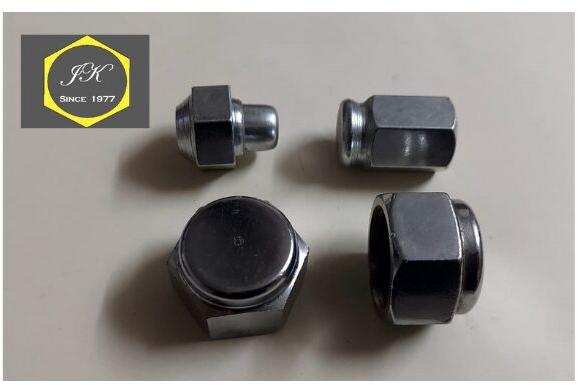 Silver JK Iron Dome Nuts, for Industrial Use