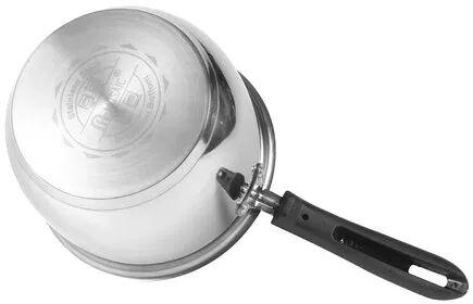 Stainless Steel Saucepan, Color : Silver