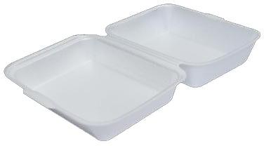 Foam white Lunch Box