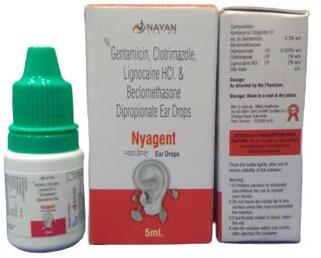 Nyagent Ear Drops, Packaging Size : 5 ml
