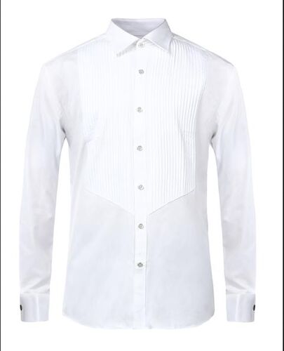 Cotton/Linen Raymond White Fit Shirt