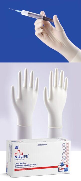 Latex Examination Gloves Non Sterile Powderfree