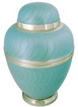 Metal Turquoise Dream Cremation Urn