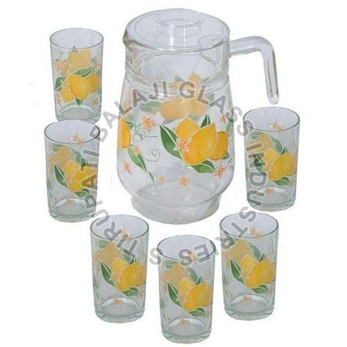 S.T Balaji Premium Grade Material Glass Lemon Set