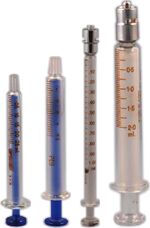 Transparent Mini Glass Syringes, For Laboratory, Size : 0.5ml, 10ml, 1ml, 20ml, 2ml, 3ml, 5ml