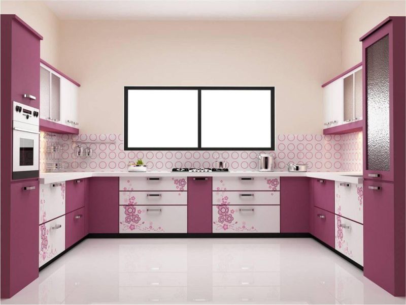 Polished Printed modular kitchen furniture, Size : Multisize
