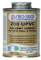 NeoSeal 200 CLEAR / BLUE - Regular Bodied Low VOC PVC, UPVC (PVC-U) Cement