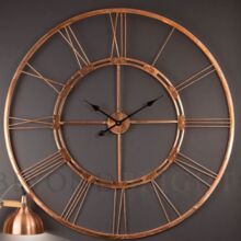 Stainless Steel Metal Wall Clock, for Home, Office, Decoration, Display Type : Analog