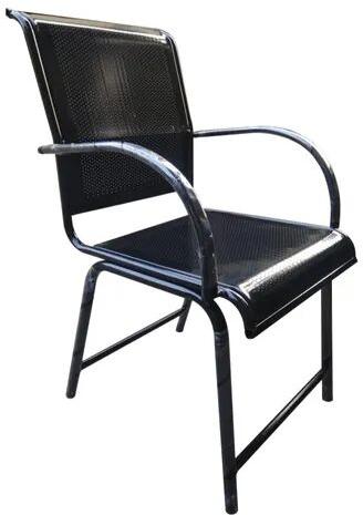 Iron Chair, Color : Black