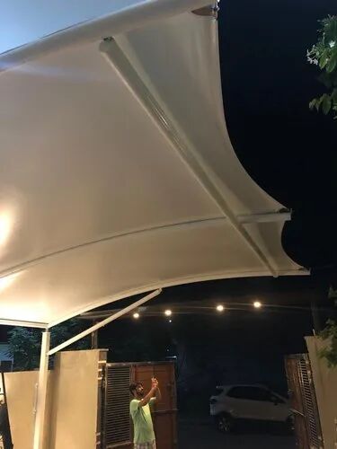 PVC Fancy Outdoor Shade, Color : White