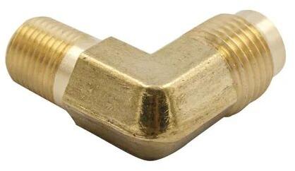 Polished Brass Flare Elbow, for Plumbing Fitting, Color : Golden