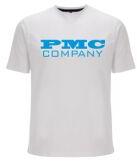 Company Logo Printed T-shirts, Color : White