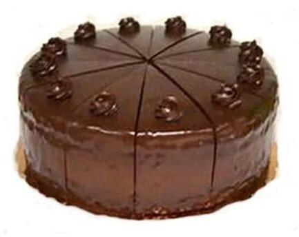 Round Chocolate Fantasy Cake