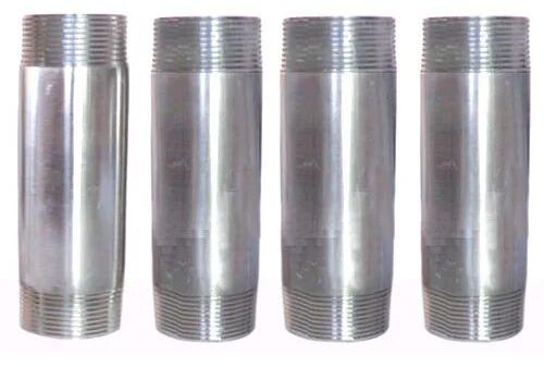 Stainless Steel SS Barrel Nipple, for Structure Pipe, Chemical Fertilizer Pipe