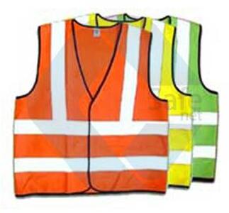 Nylon Reflective Jacket, Color : Orange, Yellow or Florescent green
