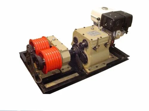 Double capstan winch machine, Capacity : 5 Ton