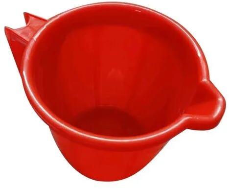 Red Plastic Mug, for Bathroom, Size : 6 Inch
