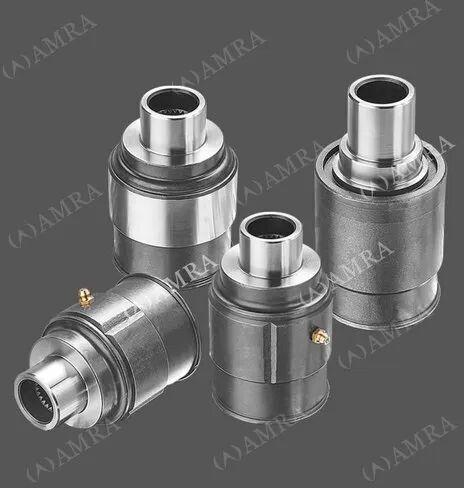 Stainless Steel Three Wheeler Flange, Color : Silver