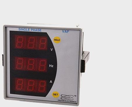 Voltage Current and Frequency Meter