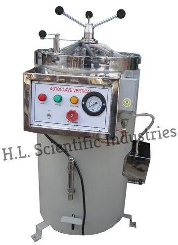 Stainless Steel Vertical Laboratory Autoclave
