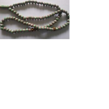 Conifer multicoloured chevron glass beads