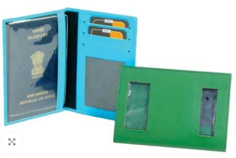 Leatherite Passport Holder, Color : Green
