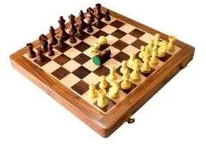 Wooden Magnetic Chess Board
