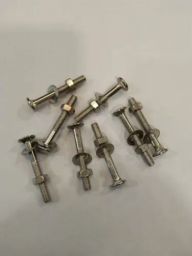 Mild Steel Carriage Bolt, Size : 50x6mm