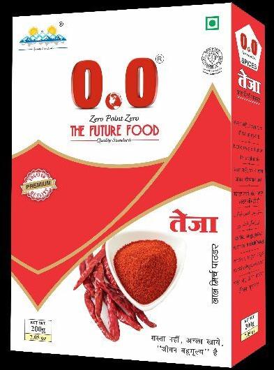  Teja Chili Powder, for Cooking, Packaging Type : Box, Plastic Packet