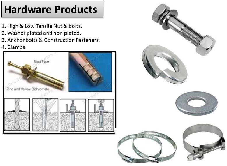 Polished Metal hardware fastener, for Automobiles, Fittings, Industry, Size : 0-15mm, 15-30mm, 30-45mm