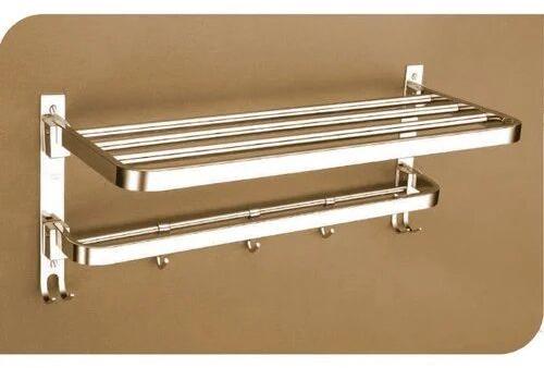 Stainless Steel Rack, Color : Silver