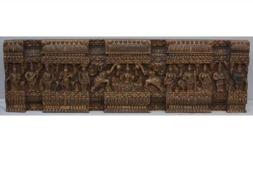 Ganesh Saraswathi Murugar Lord Karthik Antique Wood Carving